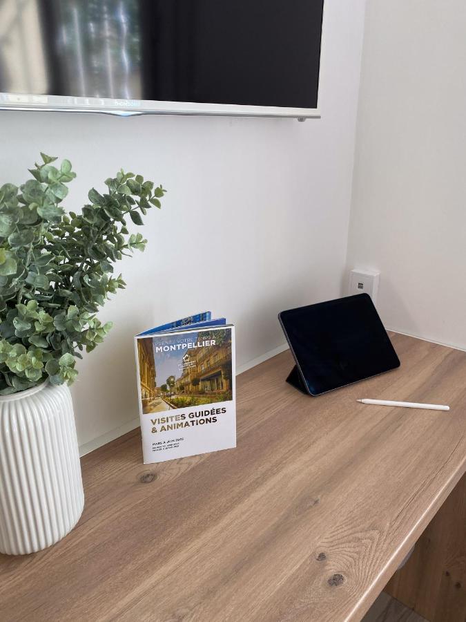 Chambre Climatisee Lit Double Dans Villa - Proche Centre Tramway Montpellier Buitenkant foto
